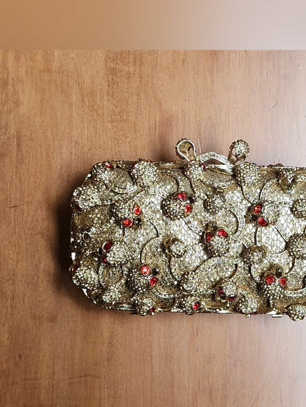 Natasha Couture Tasha Skulls Evening Shoulder Bag Clutch - Picture 3 of 5